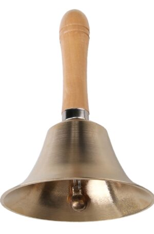 Super Loud Solid Brass Hand Call Bell